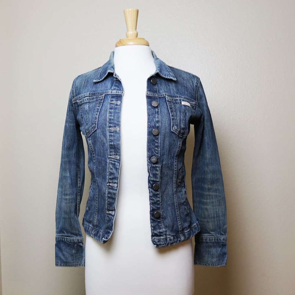 Calvin Klein Ladies Fitted Denim Jacket